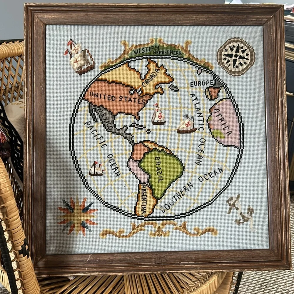 Vintage Needle Point - Picture 2 of 6